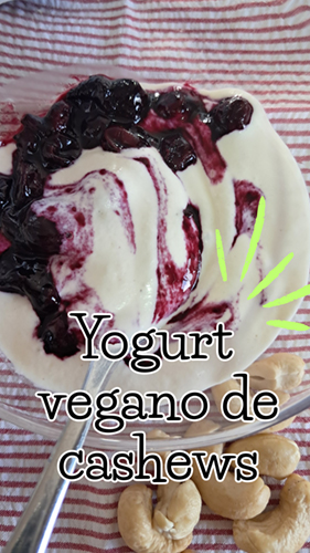 Yogurt vegano de Cashews